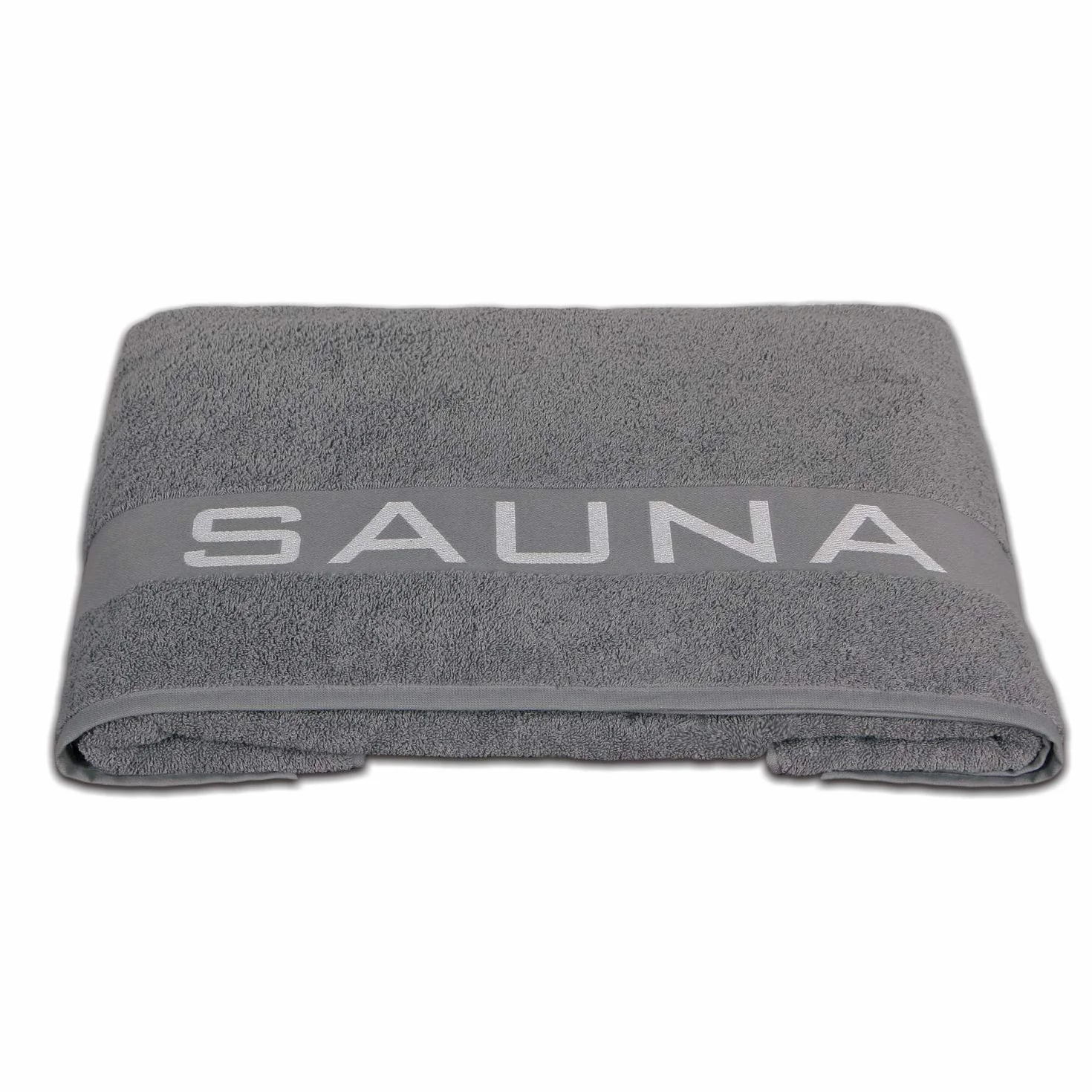 Delindo Lifestyle Saunatuch Colares, XXL Frottee Saunahandtuch für Damen und Herren, Baumwolle, anthrazit, 80x200 cm groß