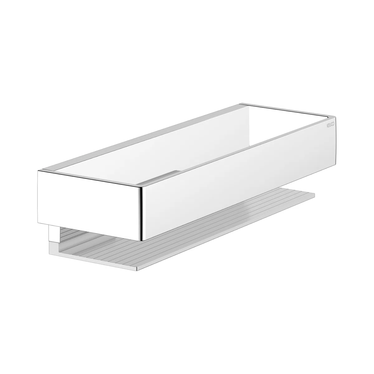 Keuco Edition 11 Duschkorb, Aluminium eloxiert und verchromt, abnehmbar, inkl. Schrauben und Dübel, Duschablage zum Bohren