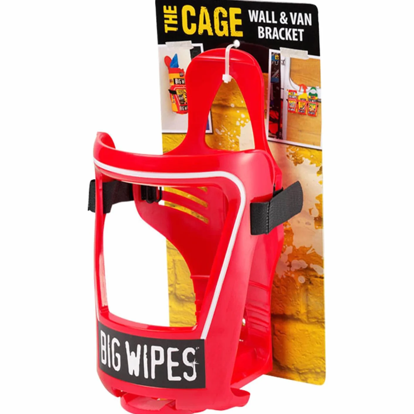 Big Wipes bgw2421 80 Van und Wandhalterung Tubs abwischbar – Rot